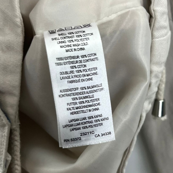 French Connection Cream Jacket with Blue Accents - Picture 9 of 9